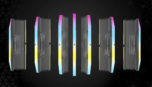 Corsair Vengeance RGB 32GB (2x16GB) DDR5 DRAM 6400MT/s CL32 AMD EXPO & Intel XMP image 1