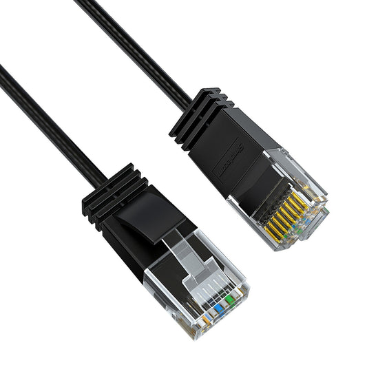 Simplecom CAE605 Ultra Slim Flexible Cat6A UTP Ethernet Cable 10Gbps 0.5M image 1
