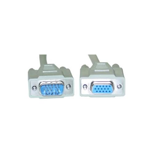 8Ware VGA Monitor Extension Cable 2m HD15 pin Male to Female image 0