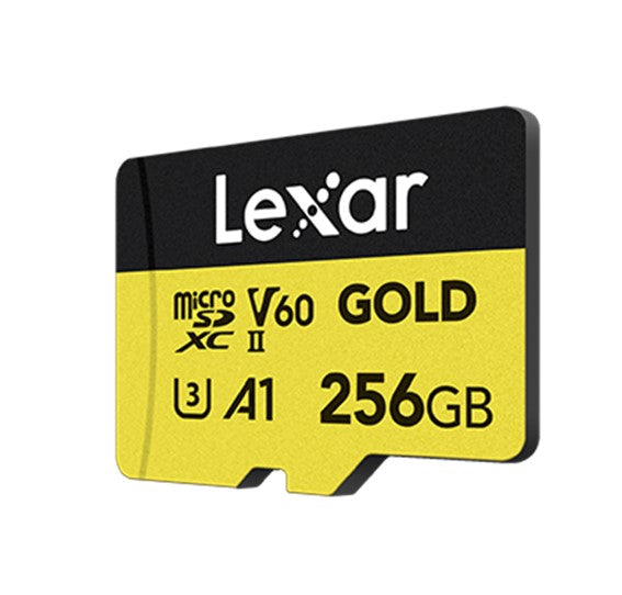 Lexar FMLSD-GOLD-256GB up to 280MB/s read, up to 180MB/s write 10, A1, V60, FUL image 1