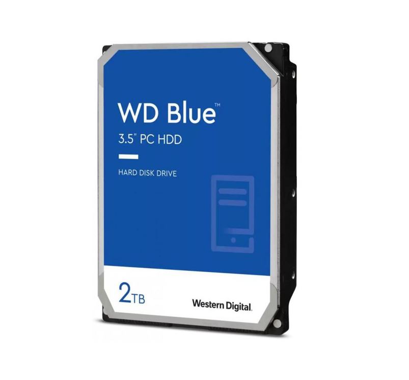 Western Digital WD Blue 2TB 3.5' HDD SATA 6Gb/s 7200RPM 256MB Cache SMR Tech 2yr image 0