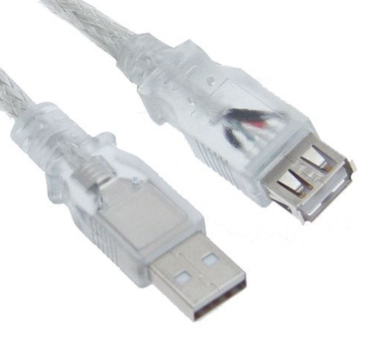 Astrotek USB 2.0 Extension Cable 5m - Type A Male to Type A Female Transparent C image 0