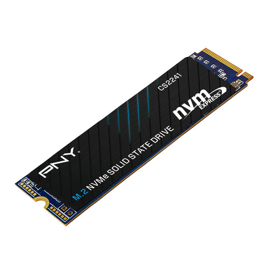 PNY CS2241 500GB NVMe SSD Gen4x4 M.2 4700MB/s 1700MB/s R/W TBW 1.5M hrs MTBF 5yr image 1