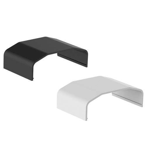 Brateck Plastic Cable Cover Joint Material:ABS Dimensions 64x21.5x40mm - Black image 1