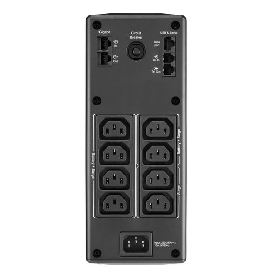 APC Back-UPS Pro 1300VA/780W Line Interactive UPS, Tower, 230V/10A Input, 8x IEC image 1