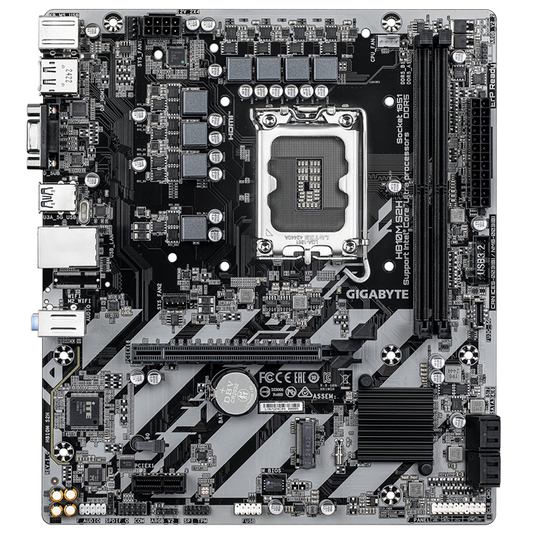Gigabyte H810M S2H Intel LGA 1851 ATX Motherboard, 2x DDR5 ~128GB, 1x PCI-E x16 image 1