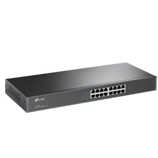 TP-Link TL-SF1016 16-Port 10/100Mbps Rackmount Switch MAC MDI/MDIX Steel Case image 1