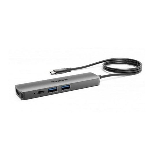 Yealink BYOD Box Cable Hub, with 1.5m USB-C Cable (USB-C to USB-A adapter includ image 1