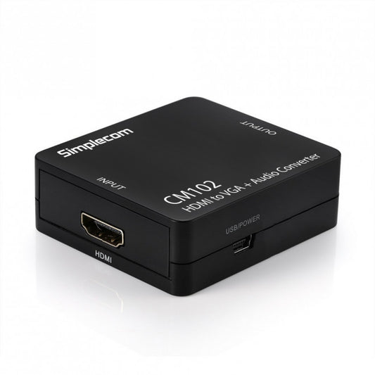 Simplecom CM102 HDMI to VGA + Audio 3.5mm Stereo Converter image 1