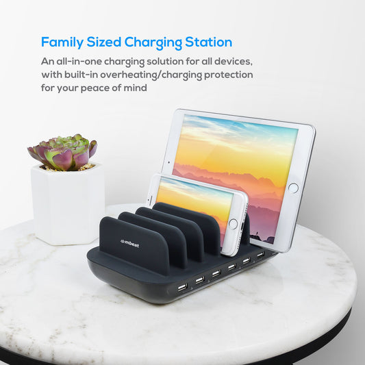 mbeat® Gorilla Power 60W 7 Port USB-C & USB Charging Station image 1