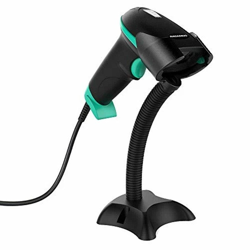 Nadamoo BUR03094 Handheld Laser Barcode Scanner with Stand image 0