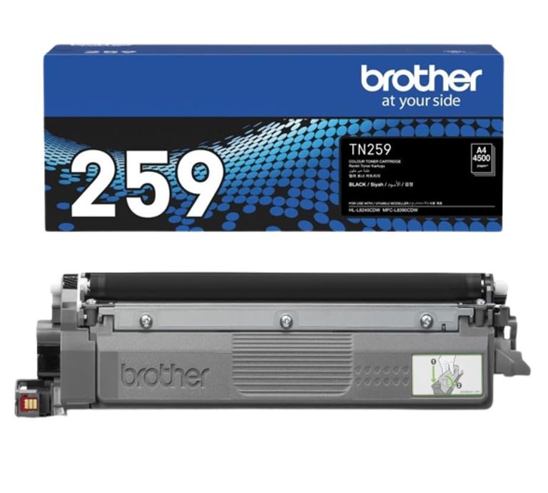Brother TN-259BK **NEW** BLACK SUPER HIGH YIELD CARTRIDGE TO SUIT MFC-L8390CDW/H image 2