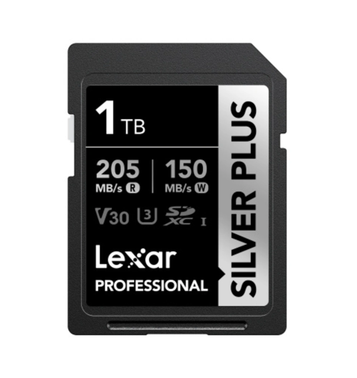 Lexar Professional SILVER PLUS 1TB SDXC™ UHS-I Card speeds of up to 205MB/s an image 0