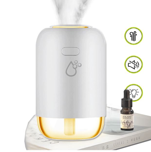 Sansai HUD-303C Portable Humidifier 260ml LED night light moisturize air reduce image 0