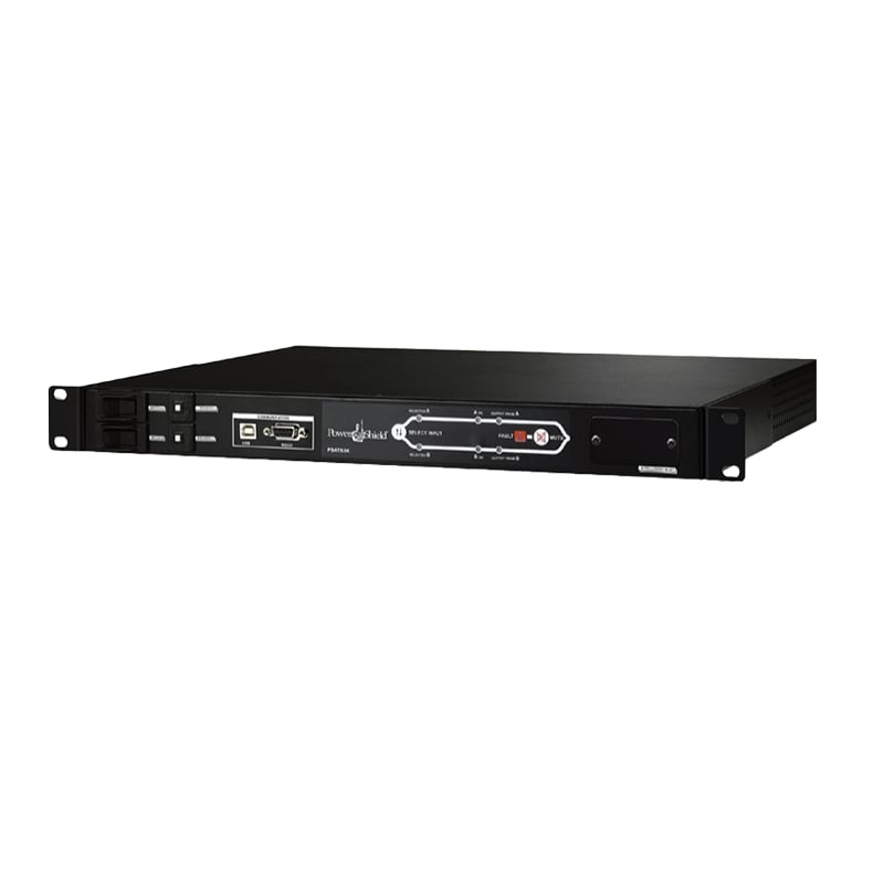 PowerShield Rack ATS 3kVA, Dual 15A C20 inputs, 1 x C19, 8 x C13 outputs, ensure image 2