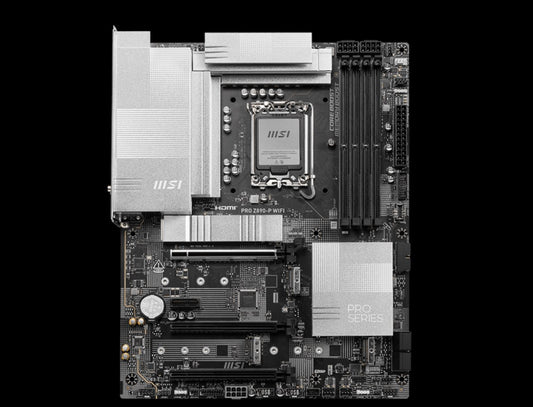 MSI PRO Z890-P WIFI INTEL Z890 Motherboard, 4x DDR5 256GB, 3x PCI-E x 16, 1x PC image 1