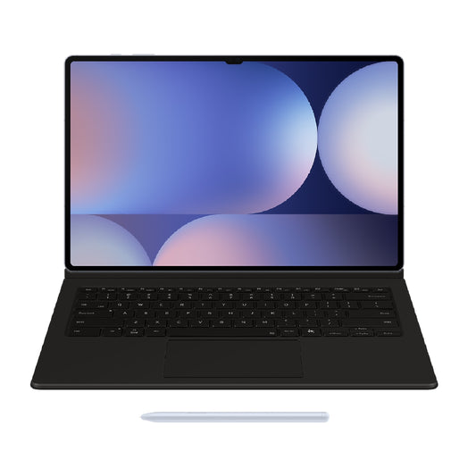 Samsung Galaxy Tab S10 Ultra / Tab S9 Ultra Book Cover Keyboard Black - Magnetic image 1