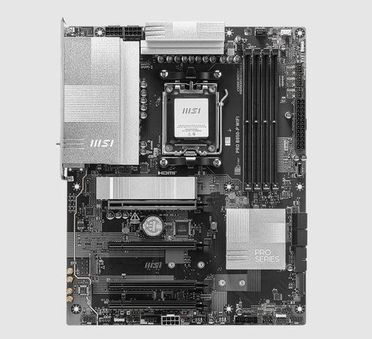 MSI PRO B850-P WIFI, AMD B850, 4x DDR5 256GB, 1x HDMI, 4x PCI-E x16 slot, 3x M.2 image 1