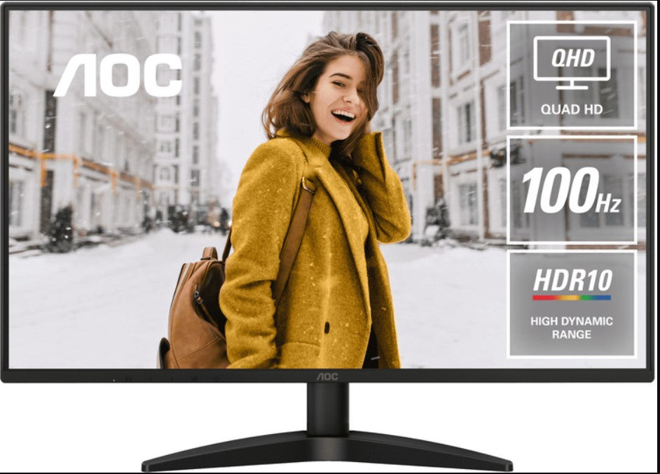 AOC 27' Q27B36 27' IPS QHD 2560x1440, 4ms, 350cd/m2, 100Hz, HDR10, IPS, Adaptiv image 0
