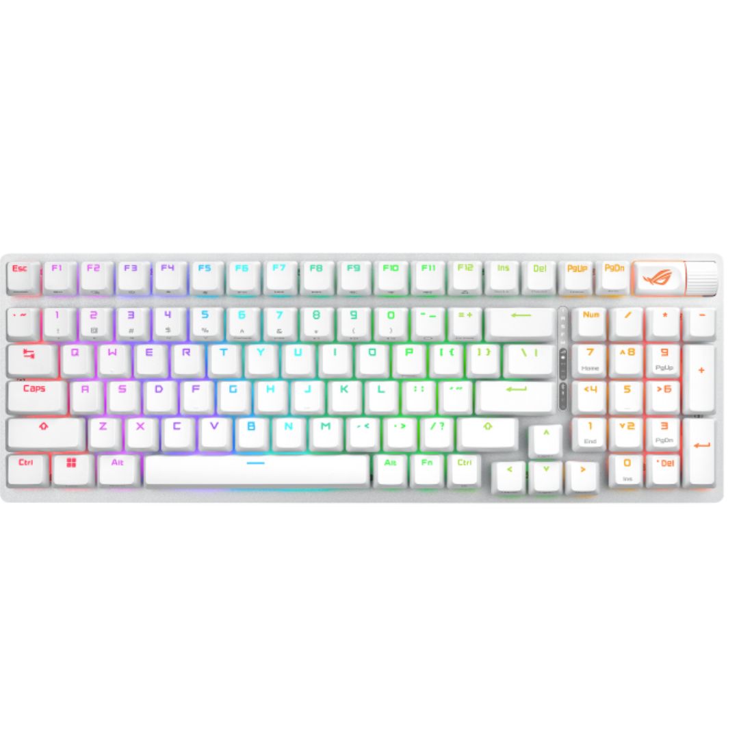 ASUS ROG STRIX SCOPE II 96 WL Snow Switch Wireless Gaming Mechanical Keyboard, T image 3