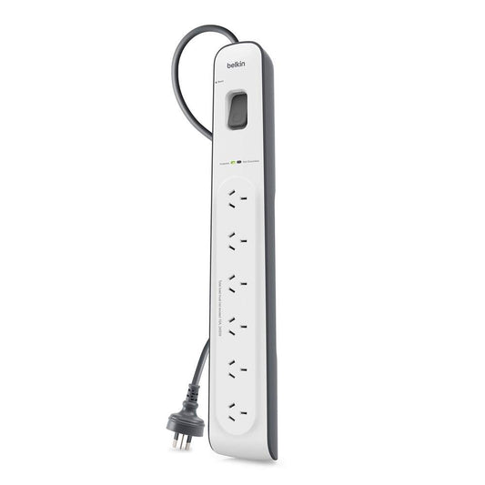Belkin BSV603 6-Outlet 2-Meter Surge Protection Strip, Protects Against Spikes A image 1