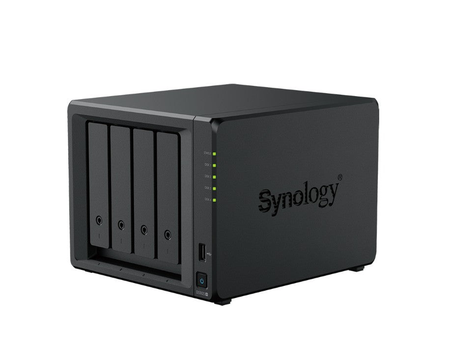 Synology DiskStation DS925+ 4-Bay 3.5' Diskless, AMD Quad Core CPU, 4GB RAM, 2x 2.5GbE, 2 x USB3.2, 1 x Expansion port. 3YW