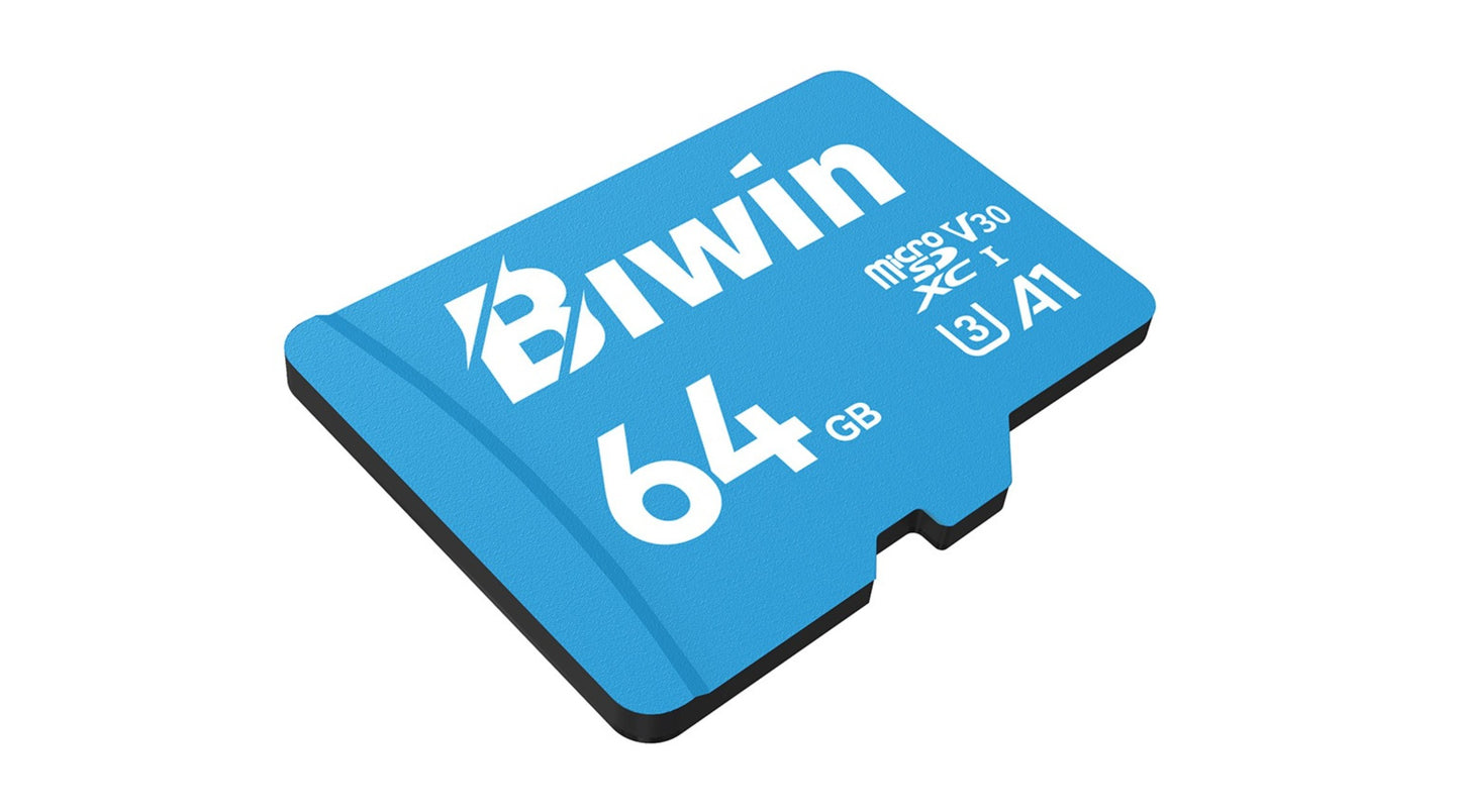 BIWIN MS100-64G microSD3.0 Read & Write Speed up to 100MB/s & 45MB/s BMMS100064G-RGX