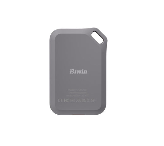 BIWIN BIW-PR2000-1TB Amber PR2000 Grey Portable SSD with IP67 R/W up to 2000mb/s / 1800mb/s BAPR20001TB-RGB -1TB