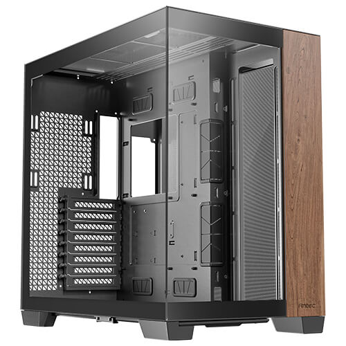 Antec C8 Wood, Full Tower, E-ATX/ATX/Micro-ATX/ITX, 270° Tempered Glass, Wood Accent, USB-C 10Gbps, Triple 360mm Radiator, 2Yr Wty