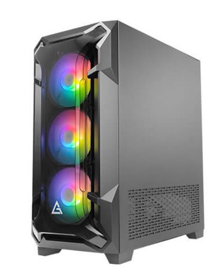 Antec DF600 FLUX ATX, 5 x120mm Fans Included, 3x ARGB & 2x PWM + Fan Controller