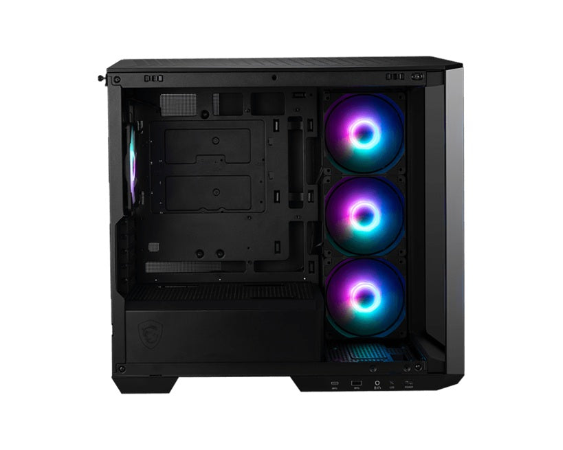 MSI MAG PANO M100R PZ BLACK Micro ATX Case, 1x USB 3.2, 2x USB 2.0, 1x Audio, 1x