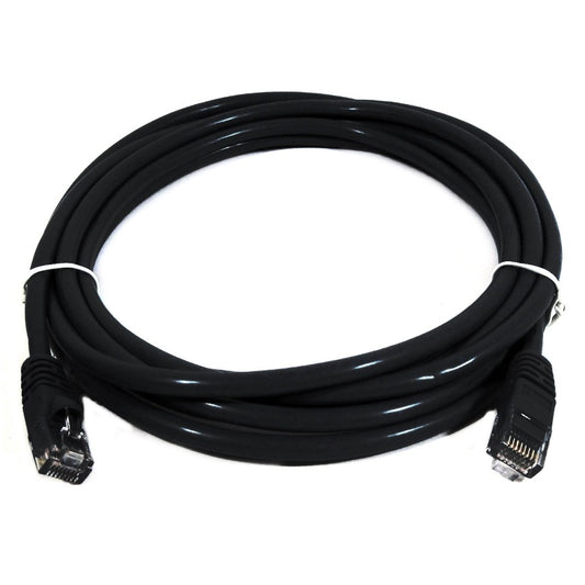 8Ware CAT6A Ethernet Patch Cable 0.5m β Black, RJ45, UTP