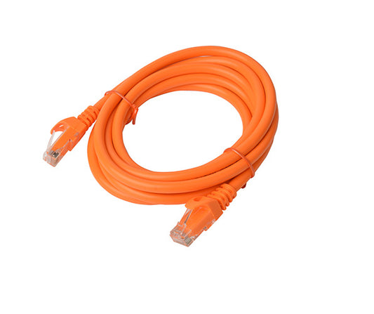 8Ware CAT6A Ethernet Patch Cable 3m β Orange, RJ45, UTP