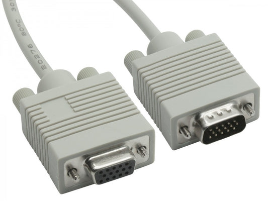 8Ware VGA Monitor Extension Cable 2m β HD15 15-Pin Male to Female