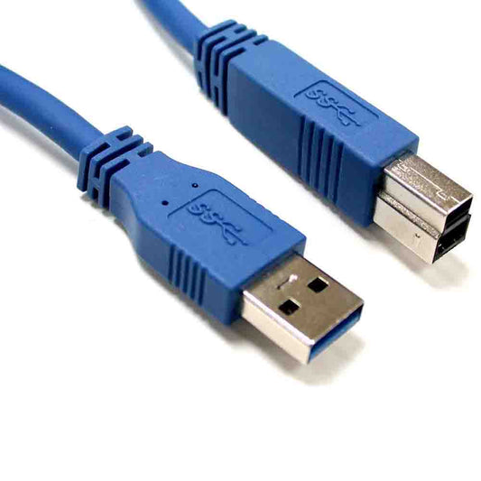 8Ware USB 3.0 Cable 1m β USB-A to USB-B Male to Male, Blue