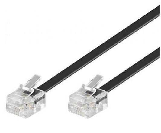 Astrotek Telephone 2m extension cable 6p4c Plug/Plug ,with 2xRJ11 6P4c Plugs, Bl