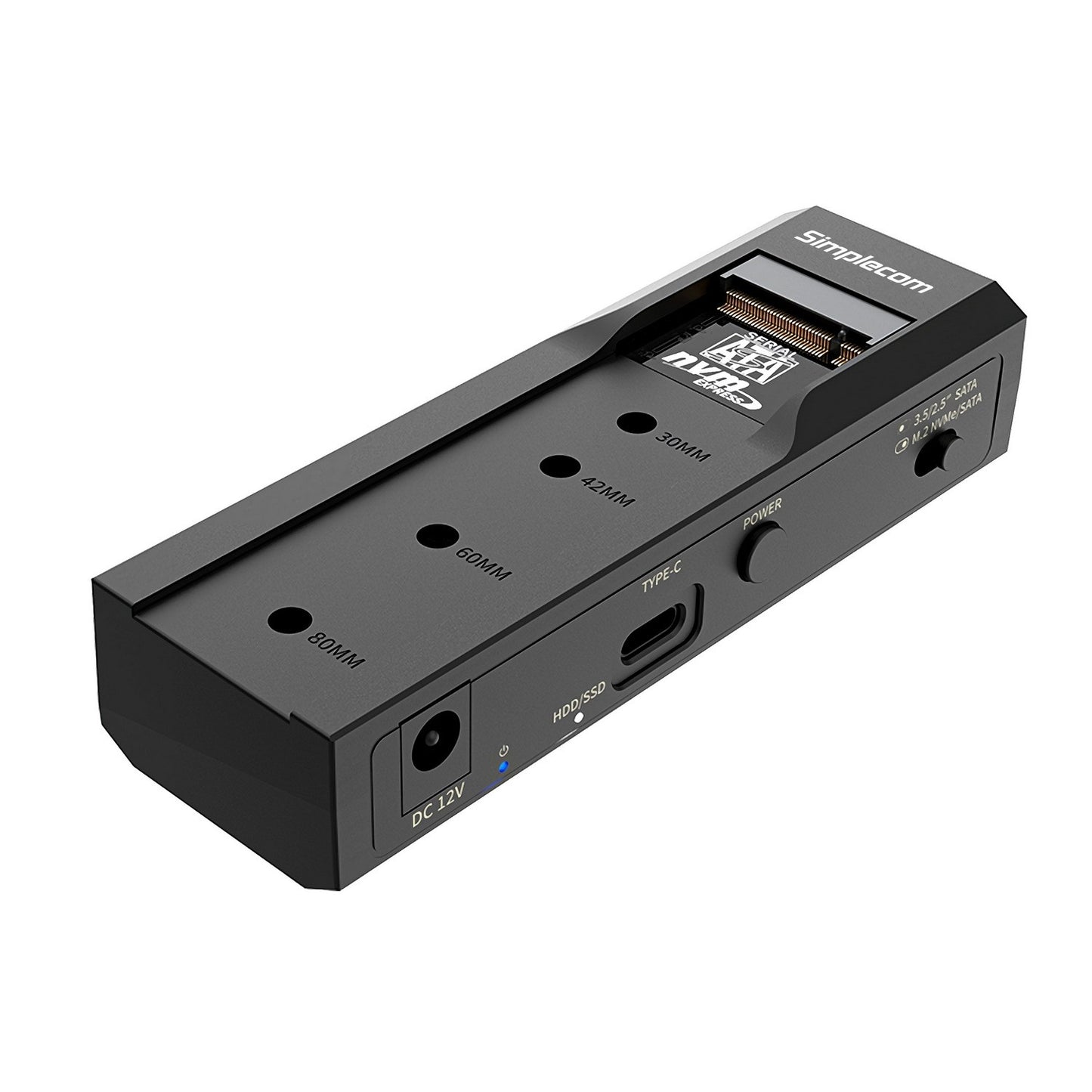 Simplecom SA536 USB to M.2 and SATA 2-IN-1 Adapter for 2.5'/3.5' HDD & NVMe/SATA