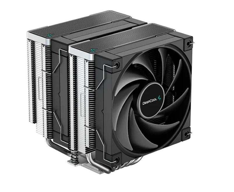 DeepCool AK620 High Performance Dual Tower CPU Cooler, 6 Copper Heat Pipes, 2x120 FDB Fans, 260W Heat Dissipation LGA2066/1200/1511/1700/1851 AM5/AM4