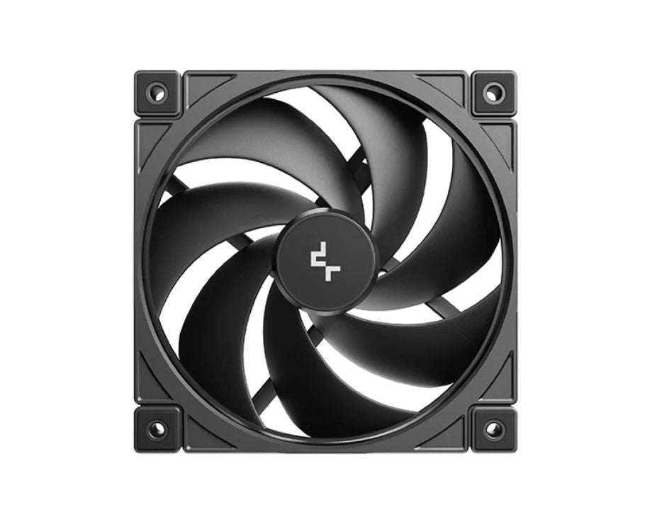 DeepCool FD12 v2 120mm Performance Integral Blade Silent Ring Case Fans, 4-pin PWM, 500~2500 RPM, Hydro Bearing