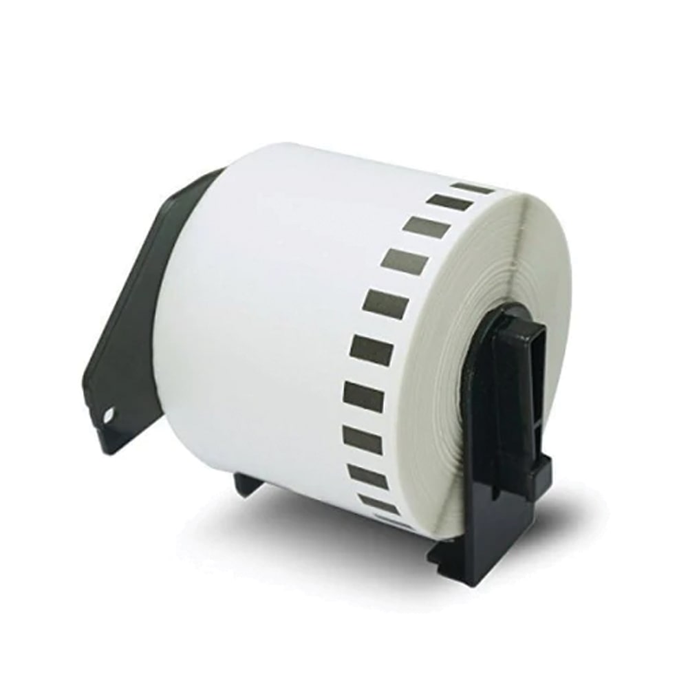 Brother DK-22251 Consumer Paper Roll - PAPER ROLL 62MM X 15.24M (WITH BLACK/RED