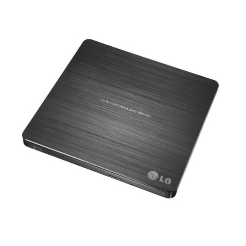 LG GP60NB50 8x Ultra Slim Portable External USB DVD Drive Burner - M Disc Silent Play Jamless Play (LS) Verbatim 98938 External Slimline
