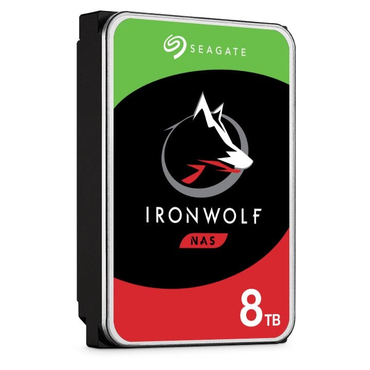 Seagate 8TB 3.5' IronWolf, SATA3, NAS 24x7, 7200 RPM, 256MB Cache HDD (ST8000VN004)