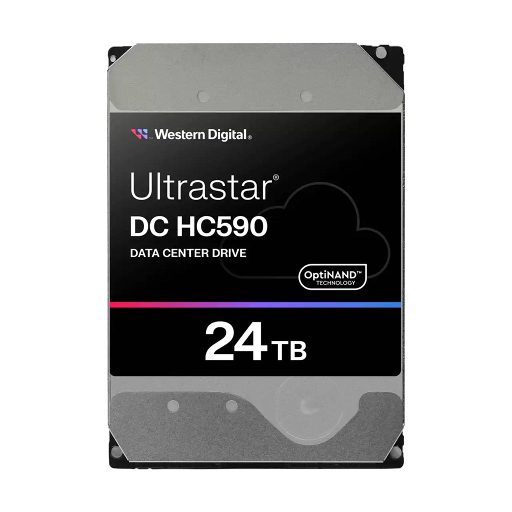 Western Digital Ultrastar DC HC590 24TB: 3.5', SAS, CMR, SE, 146.71×101.6×26.11mm, 670g, 5Y warranty