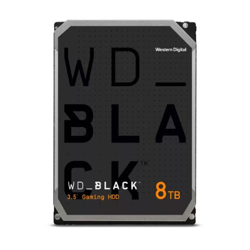 Western Digital WD Black 8TB 3.5' HDD SATA 6gb/s 7200RPM 256MB Cache CMR Tech for Hi-Res Video Games 5yrs Wty ~WD8002FZBX
