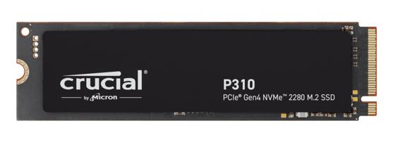 Crucial P310 500GB Gen4 2280 NVMe SSD 6600/3500 MB/s R/W 110TBW 520K/890K IOPS 1.5M hrs MTTF Full-Drive Encryption M.2 PCIe4 5yrs ~CT500P3PSSD8