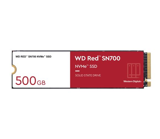 Western Digital WD Red SN700 500GB NVMe NAS SSD 3430MB/s 2600MB/s R/W 1000TBW 42