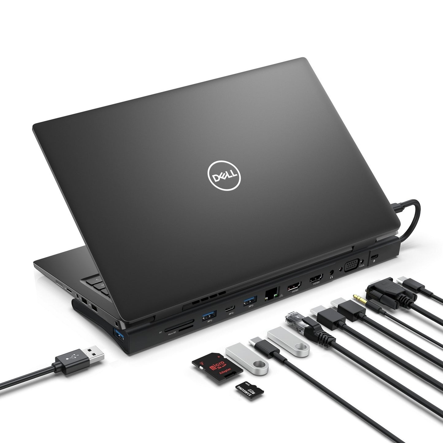 Simplecom CHN622 USB-C 12-in-1 Multiport Docking Station Laptop Stand Dual HDMI