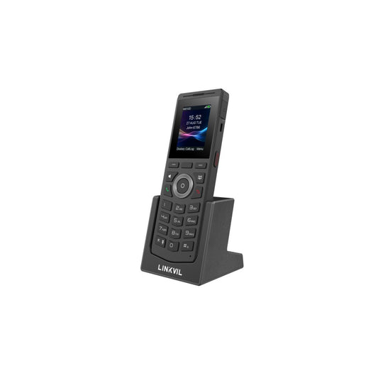 Fanvil Linkvil W610D Portable DECT Phone, built-in Bluetooth 5.0, rechargeable 1900mAh battery, up to 8 hours of talk time, HD Voice, Noise Reduction