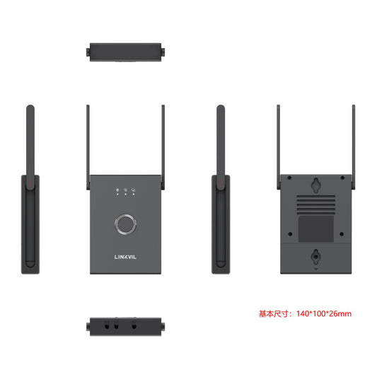 Fanvil Linkvil W710D DECT IP Base Station, Up to 10 simultaneous 0s, Up to 10 Handsets, Up to 20 SIP accounts, Up to 10 internal extensions