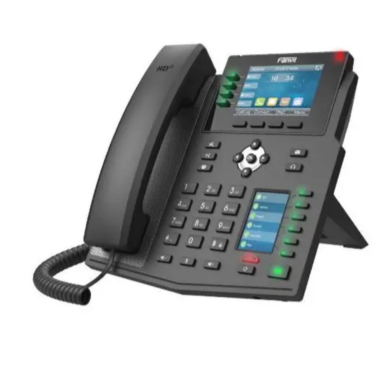 Fanvil X5U High End Enterprise IP Phone - 3.5' Colour Screen, 16 Lines, 40 x DSS Buttons, Dual Gigabit NIC,Bluetooth, *SBC Ready, 2 Years Warranty